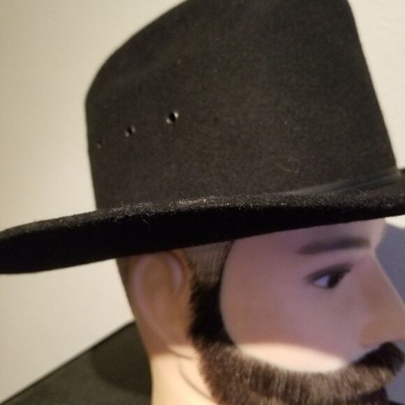 EXPRESS RIDERS COWBOY WESTERN HAT YOUTH LARGE USA MADE 100% WOOL - Picture 6 of 11